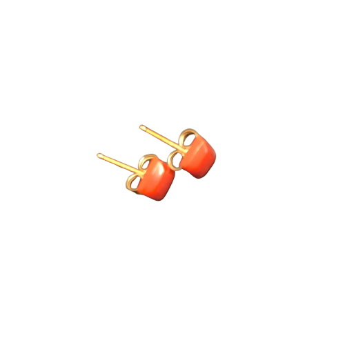K14　珊瑚　ピアス　1900